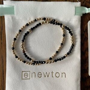 ENewton black & gold bracelets!  Excellent condition barely worn! Beautiful!
